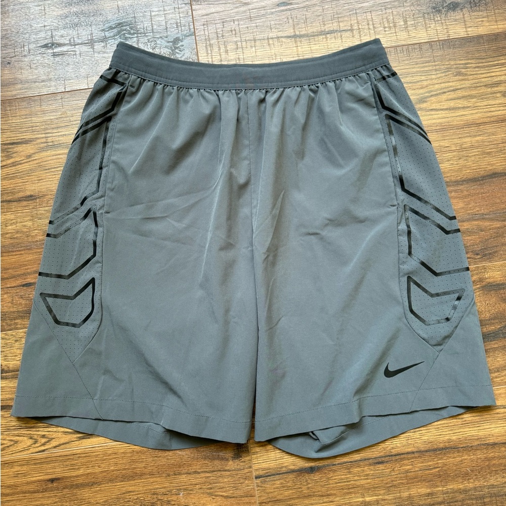 Gray Large Nike Athletic Shorts.